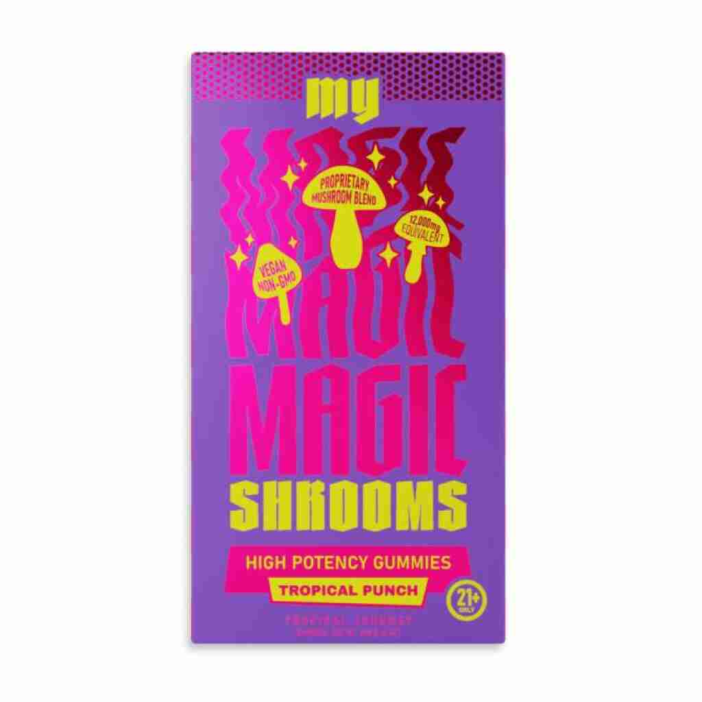 exodus my magic mushy gummies 12000mg 10pc tropical punch