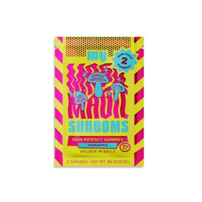 exodus my magic mushy mushroom gummies 2pc golden missile pineapple