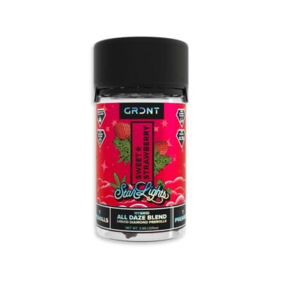 grdnt star lights liquid diamond prerolls 3.5g sweet strawberry