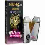 muha meds live resin disposable 3.5g white raspberry