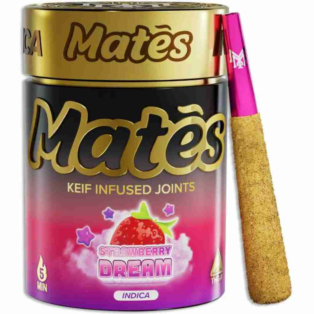 muha meds mates thca prerolls 5pc strawberry dream