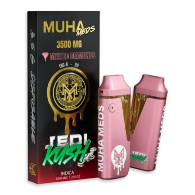 muha meds melted diamonds disposable 3.5g jedi kush