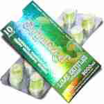 shrumfuzed nootropics trippy psychedelic mushroom gummies 10pk lime zkittlez.