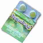 shrumfuzed nootropics trippy psychedelic mushroom gummies 4pk lime zkittlez.