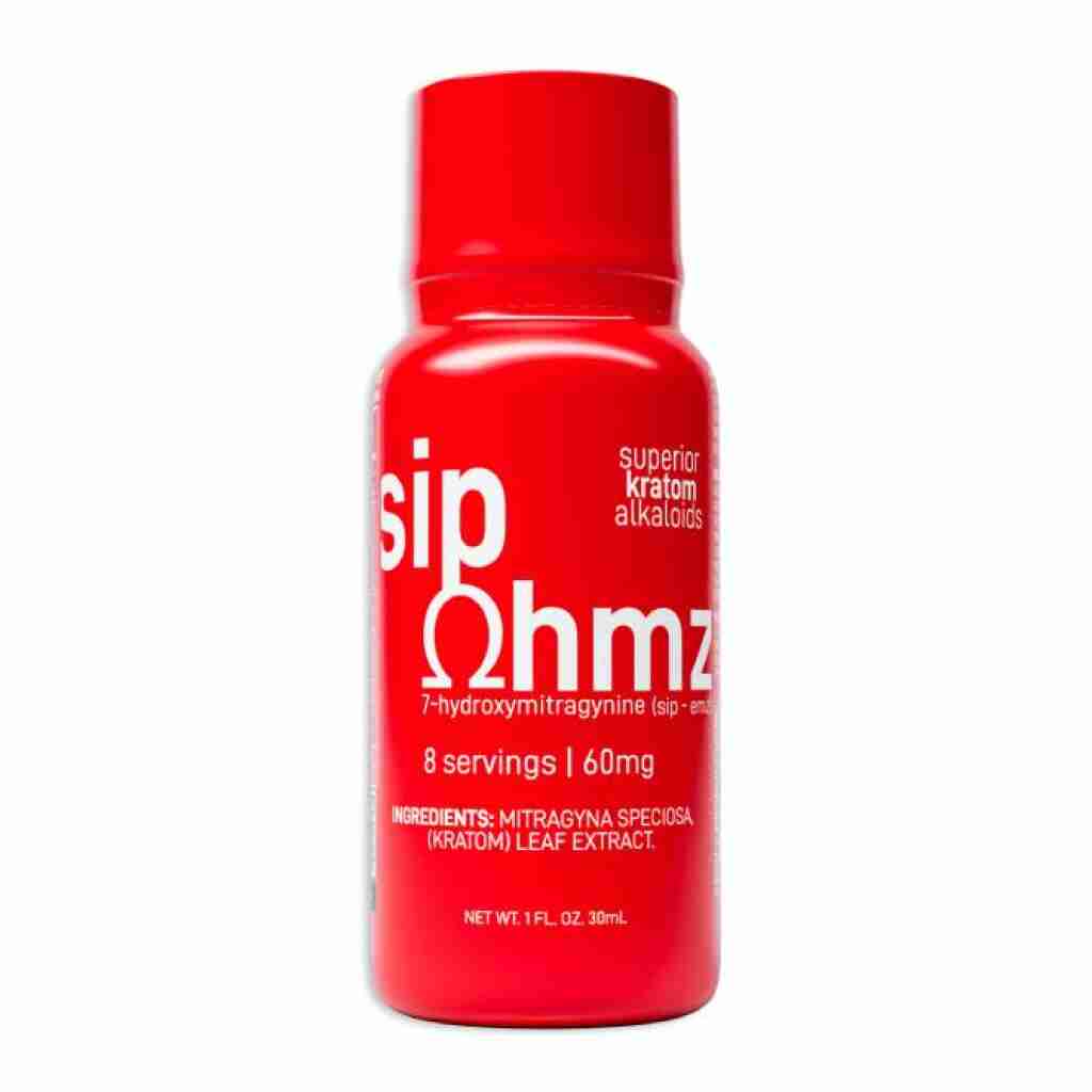 sip ohmz 7 hydroxy superior kratom shot 60mg fruit punch