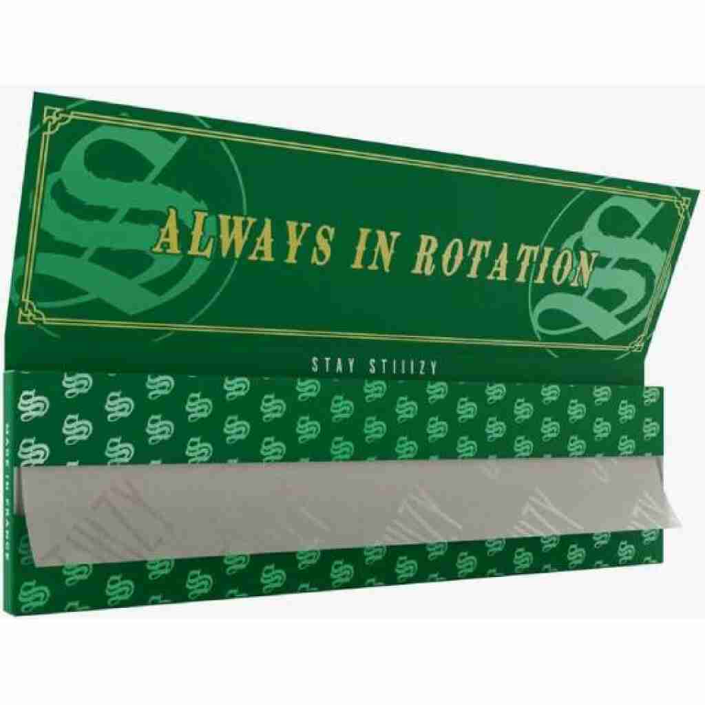 stiiizy king size premium rolling paper organic hemp 2