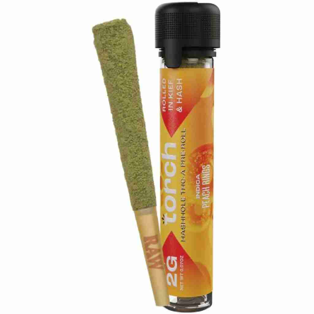 torch hashhole thca preroll 2g peach rings