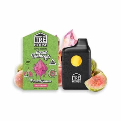 tre house liquid diamonds thca disposable 3g frosted guava