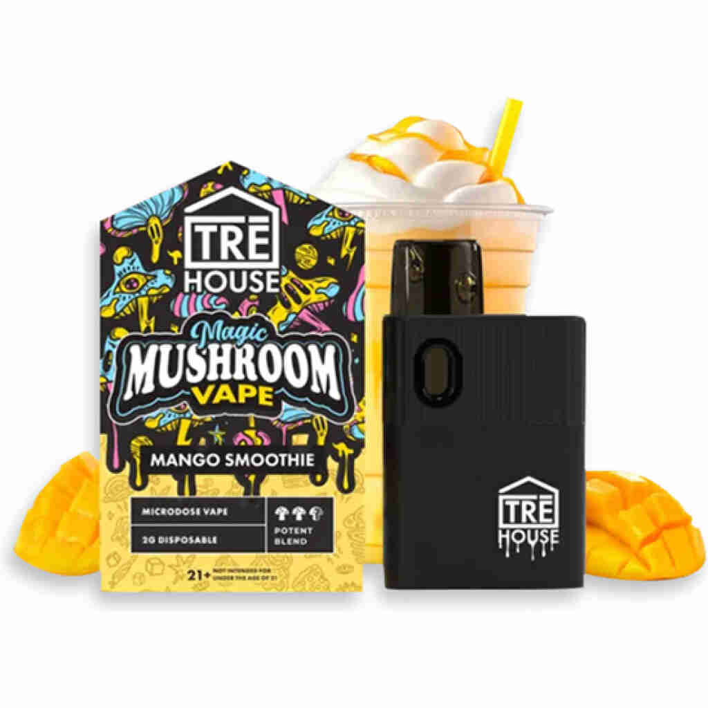 TRĒ House Magic Mushroom Disposable Vape 2g Mango Smoothie
