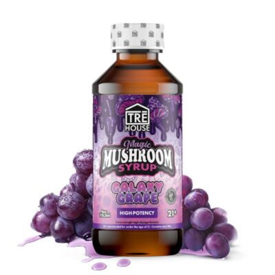 tre house mushroom syrup 4oz galaxy grape