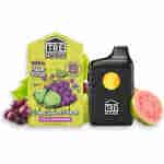 tre house thca live rosin disposable 3g grape guava punch