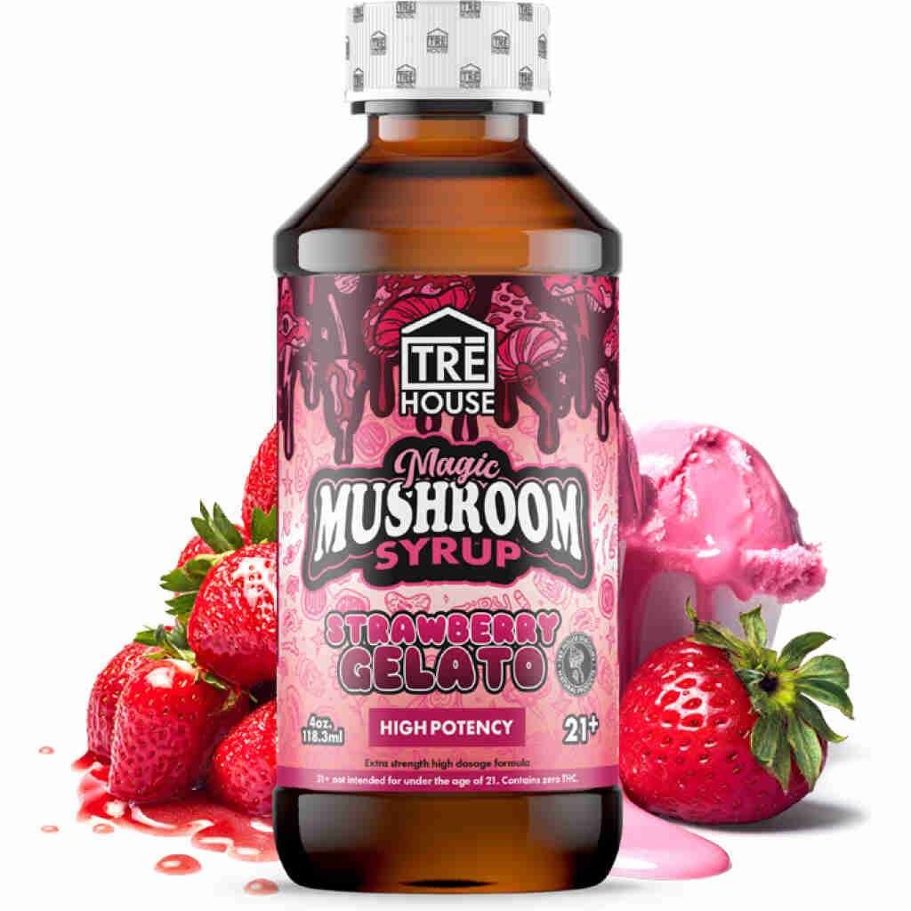 trehouse mushroom syrup strawberry gelato