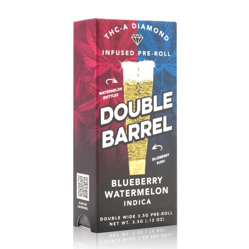 UpLift THCa Double Barrel Pre-Roll 3g Blueberry Watermelon