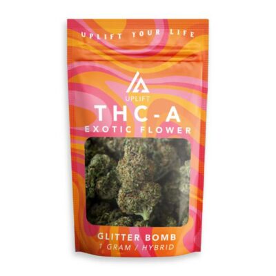 uplift thca exotic flower 1g glitter bomb