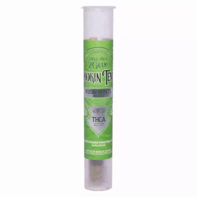 Smokin Tenns THCa Pre-Roll 2g – ( Kush Mints)