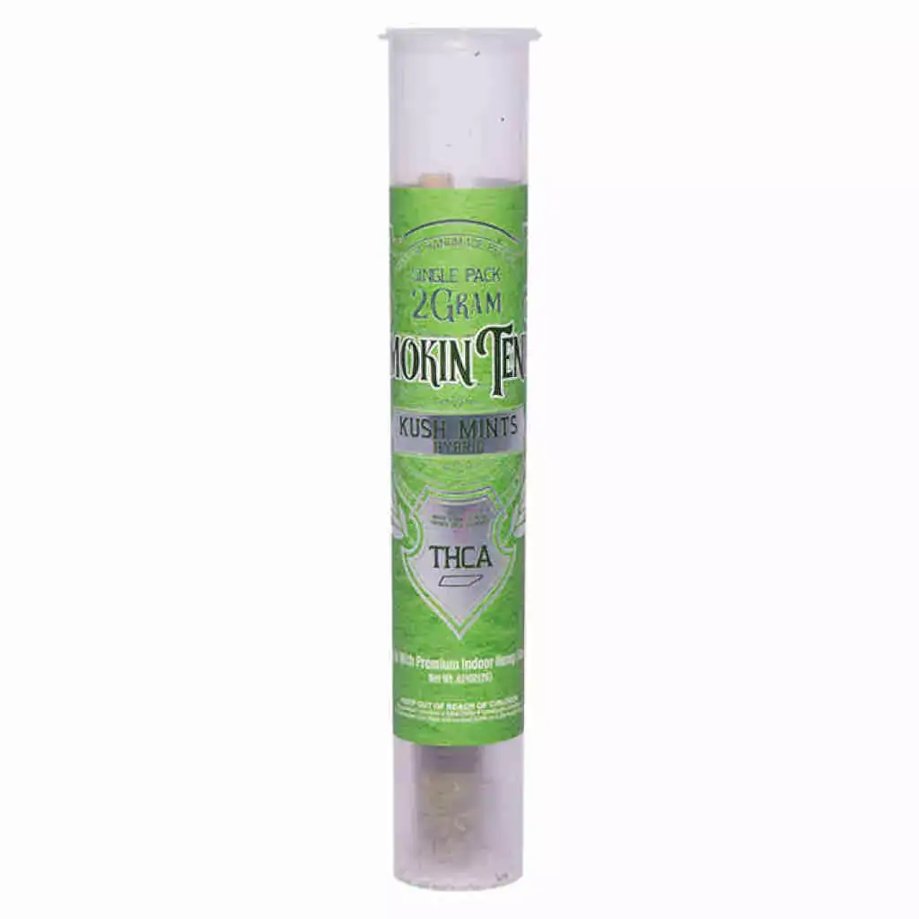 Smokin Tenns THCa Pre-Roll 2g – ( Kush Mints)
