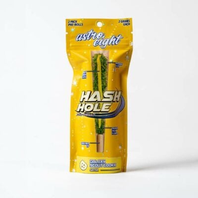 astro eight hash hole thca pre roll 4g 2pc galaxy scout cookie