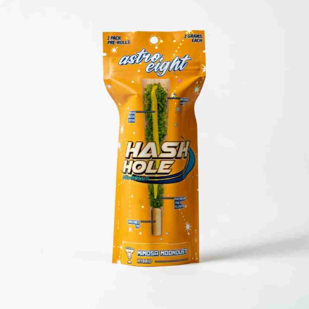 Astro Eight Hash Hole Pre-Rolls 4g 2pc Mimosa Moondust