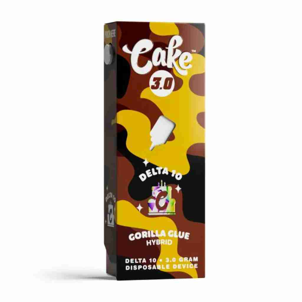Cake Delta 10 Disposable Vape 3g Gorilla Glue