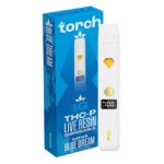 torch live resin thcp disposable 1g blue dream