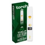 torch live resin thcp disposable 1g master kush