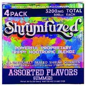 Shrumfuzed Nootropic Mushroom Gummies 4 Piece Assorted