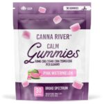 Canna River Broad Spectrum CBD Calm Gummies 3000mg 30pc - Pink Watermelon