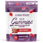 Canna River Broad Spectrum CBD Calm Gummies 3000mg 30pc - Red Berry