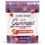 Canna River Broad Spectrum CBD Calm Gummies 3000mg 30pc - Strawberry Mango
