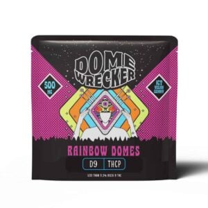 DomeWrecker Delta-9 THCP Vegan Gummies 500mg 1pc - Rainbow Domes