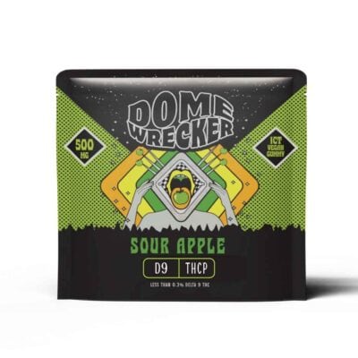 DomeWrecker Delta-9 THCP Vegan Gummies 500mg 1pc Sour Apple