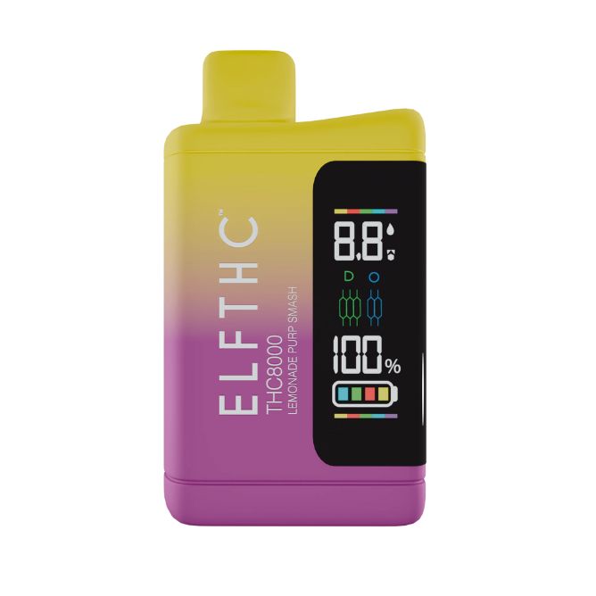 ELF THC 8000 Phantom Blend Disposable 8g Lemonade Purp Smash