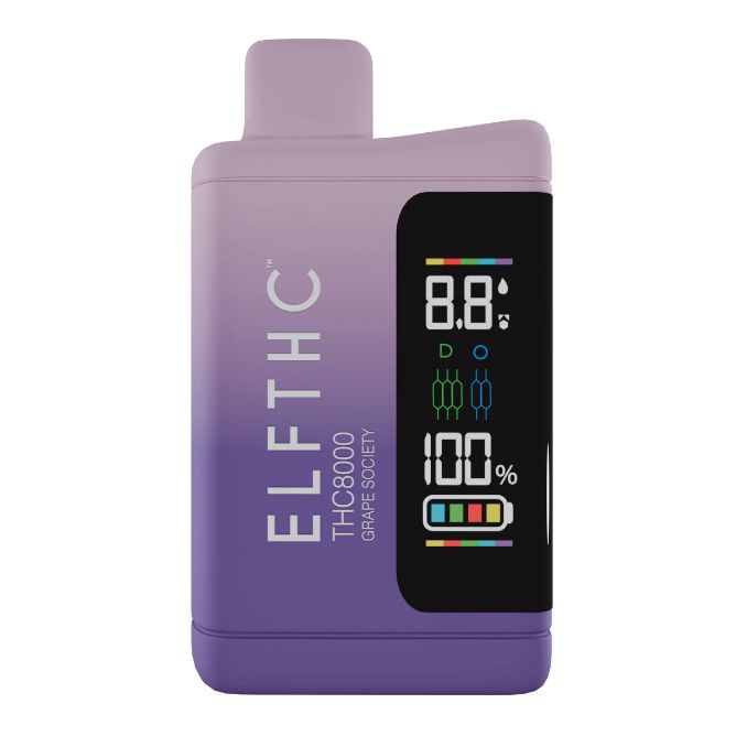 ELF THC 8000 Quantum Blend Disposable 8g - Grape Society