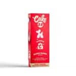 Red and white packaging for a Cake Classics Zlush Puppy hybrid disposable vape. The design features a stylized dog graphic and text indicating THC-A + 8-HXC with 3.0 grams of vape and Cake Badder Melted Diamonds.