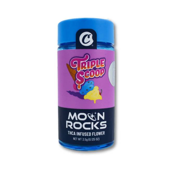 cookies moon rocks thca infused flower 3.5g triple scoop