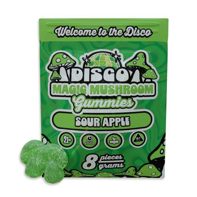 disco magic mushroom 8pc sour apple