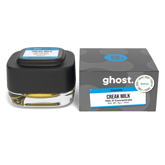 Ghost THCP Crumble Concentrates 4g Creak Milk