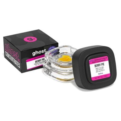 ghost thcp diamonds sauce concentrate 4g berry pie open