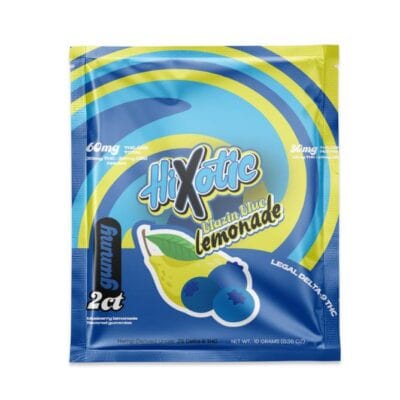 hixotic delta 9 thc gummies 2pc blue lemonade
