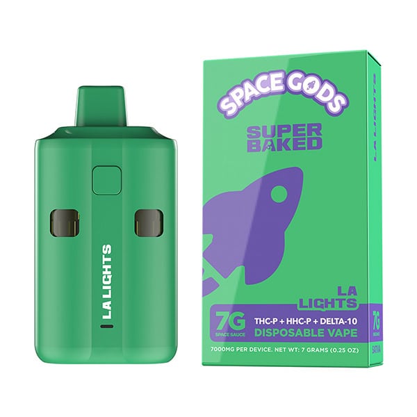 space gods super baked disposable 7g LA Lights