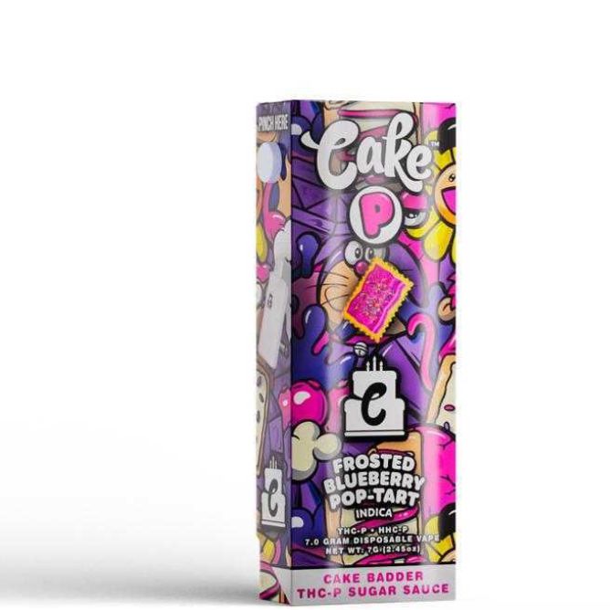 Cake P Disposable Vape 7g - Frosted Blueberry Pop-Tart