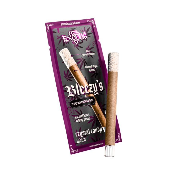 Exodus Bleezy’s THCa Diamonds Blunt 2.5g Crystal Candy (Indica) 
