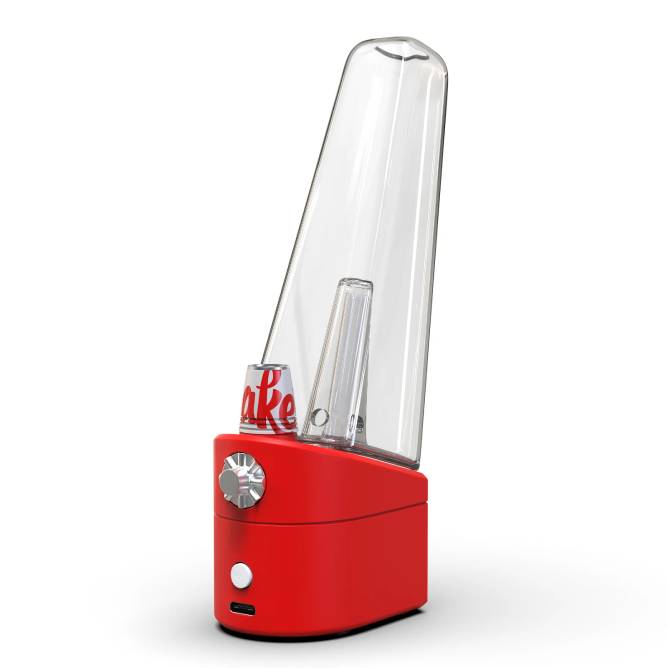 Cake GLOW Electronic Rigs Dab Vaporizer - Red