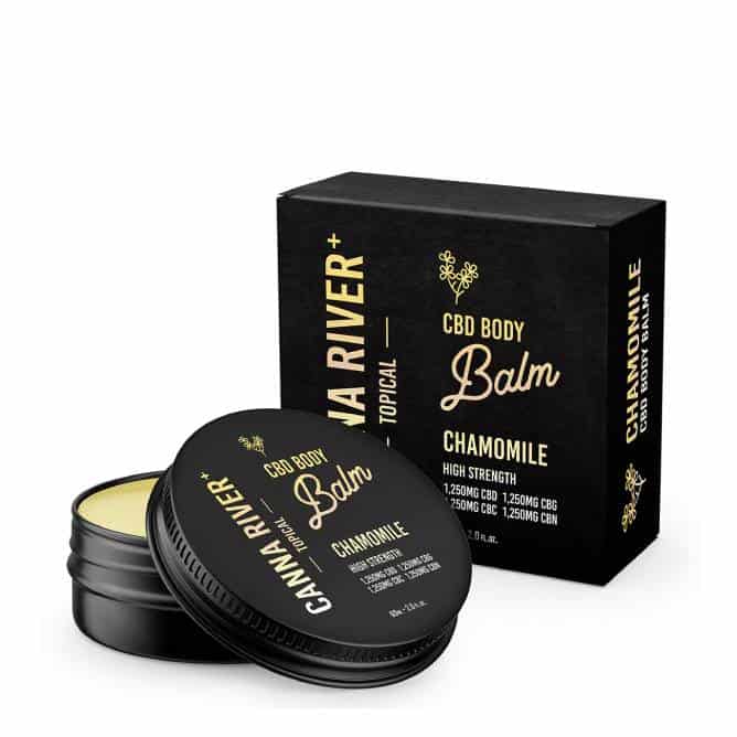 Canna River Broad Spectrum CBD Body Balm 2oz Chamomile