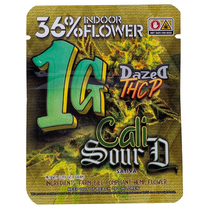 Dazed THCP Premium Indoor Flower 1g Cali Sour D