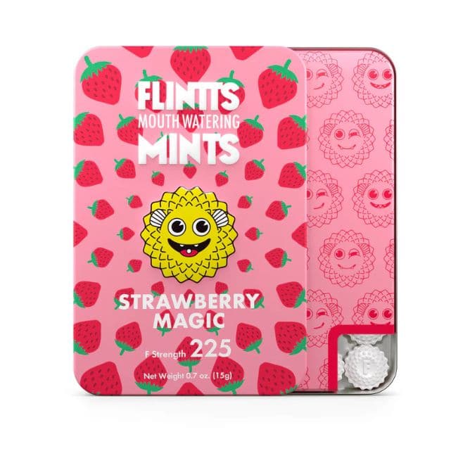 Flintts Mints 12 pack - Strawberry Magic