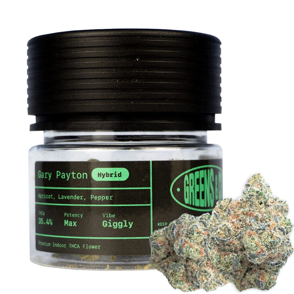 Gary Payton THCa Flower by Greens & Co. 7g