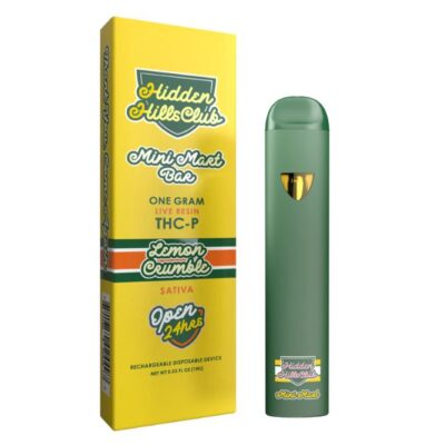 Hidden Hills Mini Mart Bar THCP Live Resin Disposable 1g - Lemon Crumble