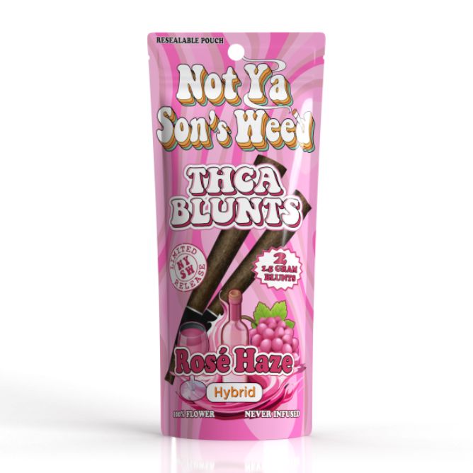Not Ya Son's Weed THCA Blunt 2pc - Rose Haze