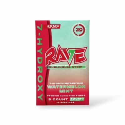 Rave 7 Hydroxy 5ct Strips Watermelon Mint